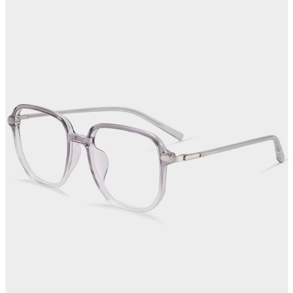 Large frame transparent anti-blue light radiation protection sunglasses